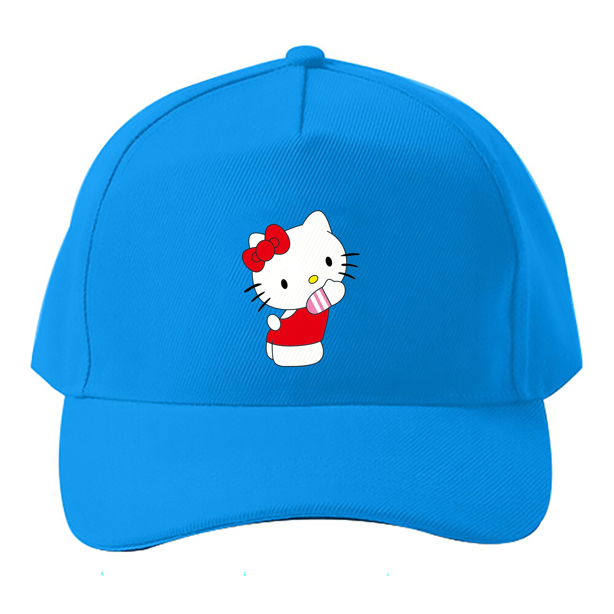 （画像用） Hello Kitty ハローキティ ベースボールキャップ 綿100％ 男女兼用 帽子 スポーツ